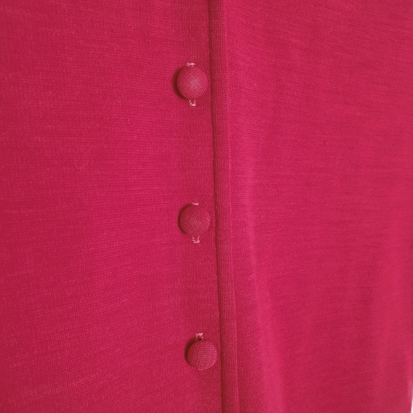 Vintage Pink Wool Blend Vest Size Large - Picture 6 of 7